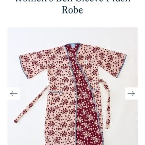 Floral Women's Plush Robe